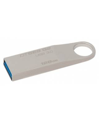 Флеш Диск Kingston 128Gb DataTraveler SE9 DTSE9G2/128GB USB3.0 серебристый