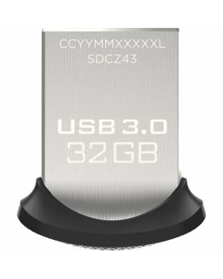Флеш Диск Sandisk 32Gb Ultra Fit SDCZ43-032G-GAM46 USB3.0 черный