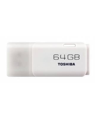 Флеш Диск Toshiba 64Gb Hayabusa U202 THN-U202W0640E4 USB2.0 белый