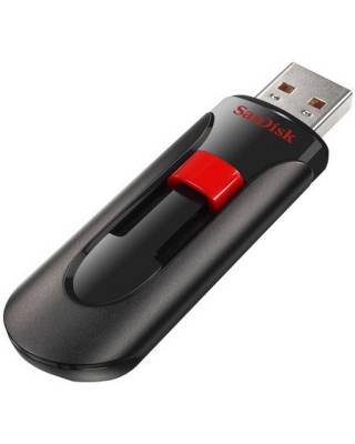 Флеш Диск Sandisk 128Gb Cruzer SDCZ60-128G-B35 USB2.0 черный/красный