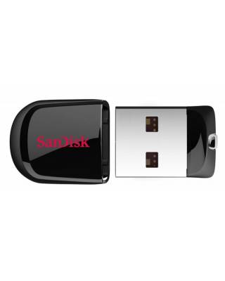 Флеш Диск Sandisk 16Gb Cruzer Fit SDCZ33-016G-B35 USB2.0 черный
