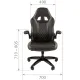 Игровое кресло Chairman Драйв 15 Россия черн.серый. Фото товара с разных ракурсов.
