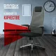 Кресло руководителя PREMIUM Ultimate EX-801 хром, плотная двойная сетка Х2, черное/серое. Фото товара с разных ракурсов.