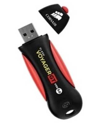 Флеш Диск Corsair 256Gb Voyager GT CMFVYGT3B-256GB USB3.0 черный/красный